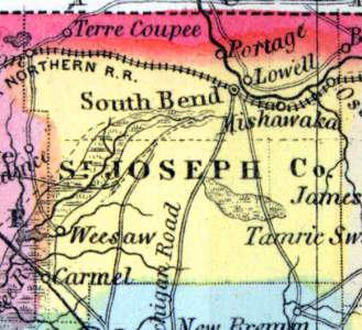 St. Joseph County, Indiana, 1857