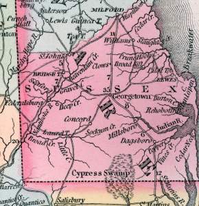 Sussex County, Delaware, 1857