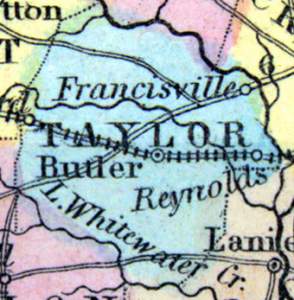Taylor County, Georgia, 1857
