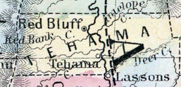 Tehama County, California, 1860