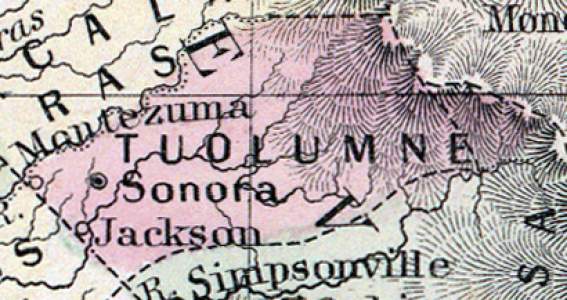 Tuolumne County, California, 1860