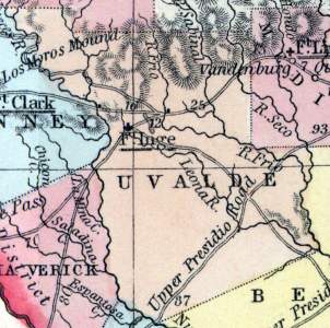Uvalde County, Texas, 1857