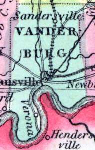 Vanderburgh County, Indiana, 1857