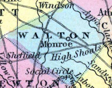 Walton County, Georgia, 1857