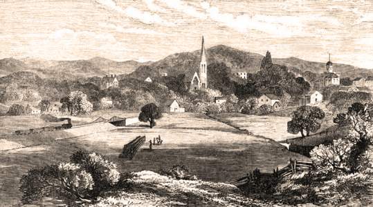 Warrenton, Virginia, 1863, artist's impression