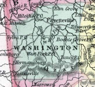 Washington County, Arkansas, 1857