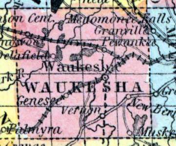 Waukesha County, Wisconsin, 1857