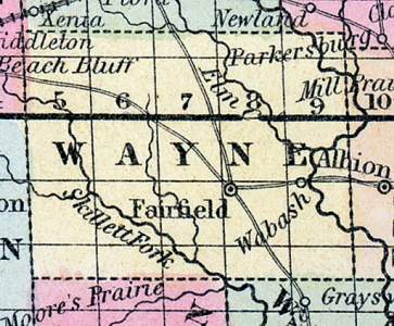 Wayne County, Illinois, 1857