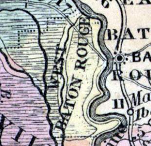 West Baton Rouge Parish, Louisiana, 1857