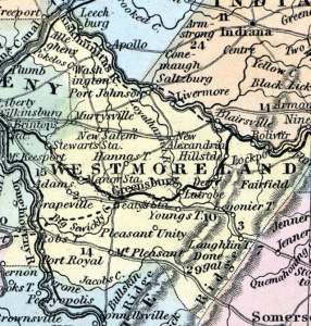 Westmoreland County, Pennsylvania, 1857