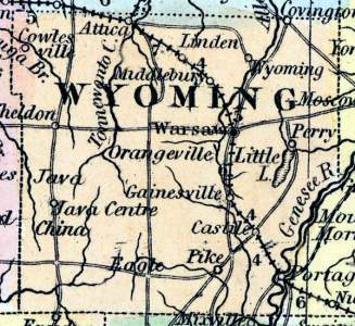 Wyoming County, New York, 1857