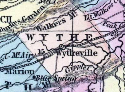 Wythe County, Virginia, 1857
