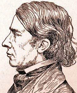 John Moncure Daniel, engraving, detail