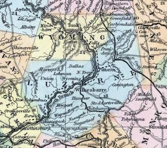 Luzerne County, Pennsylvania, 1857
