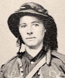 Mary Tepe, 114th Pennsylvania Infantry, 1863, detail