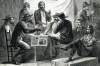 Clandestine meeting of Southern Unionists, summer 1866, artist's impression, detail