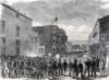 Siege of the Mechanics' Institute during the New Orleans Riot, July 30, 1866, artist's impression, zoomable image.