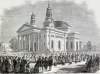 Procession of the Roman Catholic bishops attending the opening of the Second Plenary Council, Baltimore, Maryland, October 6, 1866, artist's impression.