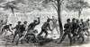 Riot in the streets of Charleston, South Carolina, June 24, 1866, artist's impression, detail