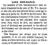 “Life Insurance,” (St. Louis) Missouri Republican, December 12, 1858