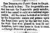 “The Democratic Party Gone To Smash,” Milwaukee (WI) Sentinel, May 2, 1860