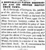 “A Republican Paper Destroyed and Its Editor Driven from Town,” Cleveland (OH) Herald, July 13, 1860