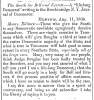 “The South for Bell and Everett,” Fayetteville (NC) Observer, August 20, 1860