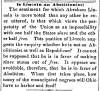 “Is Lincoln an Abolitionist?,” Newark (OH) Advocate, August 31, 1860