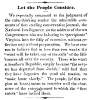 “Let the People Consider,” Charlestown (VA) Free Press, January 31, 1861