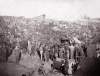 Andersonville Prison, rations distribution, August 17, 1864, photograph