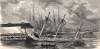 Sinking of the transport ship "Aquila" in San Francisco Harbor, November 24, 1863, artist's impression