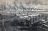 Bombardment of Valparaiso, Chile, viewed from inland, March 31, 1866, artist's impression, zoomable image