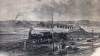 New Hudson River Railroad Bridge, Albany, New York, February 22, 1866, artist's impression