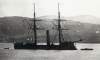 C.S.S. Stonewall sheltering in Ferrol Harbor, Spain, March 1865