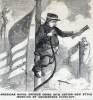 "American Naval Officer Going Into Action," cartoon, Frank Leslie's Illustrated, September 10, 1864