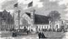 Northwestern Sanitary Commission and Soldiers' Home Fair, Chicago, Illinois, May 1865, artist's impression 