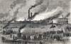 Burning of the Colt Arms Factory, Hartford, Connecticut, February 5, 1864, artist's impression