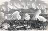 Union's Ninth Corps attacking after the explosion of the mine at Petersburg, July 30,1864, artist's impression, zoomable image