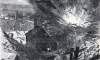 Explosion at the Union storage depot, City Point, Virginia, August 9, 1864, artist's impression, detail
