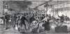 Fulton Fish Market, New York City, October 1865, artist's impression, zoomable image