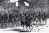 General Meade leads the Army of the Potomac past the main stand, Grand Review, May 23, 1865, artist's impression, detail