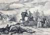 Battle of Gettysburg, July 3, 1863, artist's impression for French magazine, detail