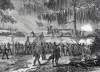 Battle of Grand Coteau, Louisiana, November 3, 1863, artist's impression, detail