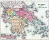 Greece, 1857, zoomable map