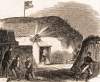 Grenade attack disrupts Union mining operations against Fort Hill, Vicksburg, Mississippi, late June 1863, artist's impression
