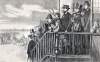 General U.S. Grant and party visiting New York City half-mile horseracing track, artist's impression