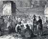 Country Market, Harpers Ferry, Virginia, September 1864, artist's impression, detail
