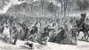 Union Army food distribution to needy citizens, Charleston, South Carolina, May 1865, artist's impression, detail