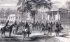 Union cavalry enter Jackson, North Carolina, July 28, 1863, artist's impression, detail