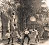Murder of an African-American on Clarkson Street, New York City, July 13, 1863, artist's impression